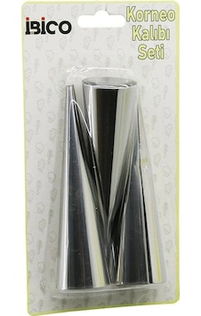 3pcs Metal Korneo Kalıp - Pasta Dekorasyon Aparatı Çap:3.4cm X Uzunluk:12cm Brkt-921602 Çok Renkli 3pcs Metal Korneo Kalıp - Pasta Dekorasyon Aparatı Çap:3.4cm X Uzunluk:12cm Brkt-921602 Çok Renkli