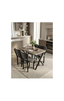 Manyas Masa Takımı 70x110 Cm Traverten Manyas Masa Takımı 70x110 Cm Traverten