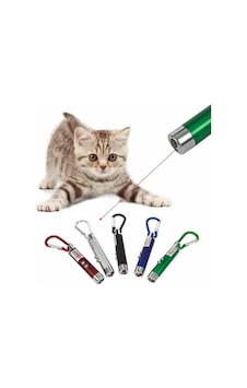 Üç Fonksiyonlu Lazer Kedi Oyuncağı Çok Renkli Üç Fonksiyonlu Lazer Kedi Oyuncağı Çok Renkli