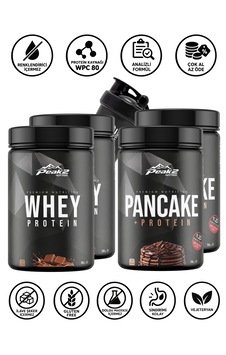 Hacim Paketi 17: 2 Adet Whey Protein 2x500 Gr Çikolata + 2 Adet Protein Pancake 2x750 Gr Çikolata + Shaker