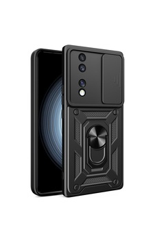 Zore Honor 70 Uyumlu Kılıf Magnetik Standlı Kamera Korumalı Omsy Sürgülü Vega Kapak-siyah Zore Honor 70 Uyumlu Kılıf Magnetik Standlı Kamera Korumalı Omsy Sürgülü Vega Kapak-siyah