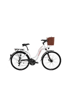 Bisan Ctx 6300 Bayan Şehir Bisikleti 460h Md 28 Jant 21 Vites Beyaz Kırmızı Çok Renkli