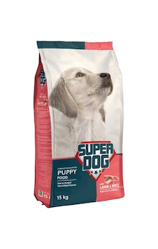 Super Dog Kuzu Etli Yavru Köpek Maması 15 KG