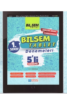 1.Sınıf Bilsem Tablet 5'li Deneme - Evrensel İletişim Yayınları 1.Sınıf Bilsem Tablet 5'li Deneme - Evrensel İletişim Yayınları