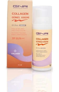 GNR BB Effect Collagen Güneş Kremi Medium SPF50+ 50 ML GNR BB Effect Collagen Güneş Kremi Medium SPF50+ 50 ML