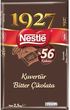 Nestle 1927 Kuvertür Bitter Çikolata 2500 G Nestle 1927 Kuvertür Bitter Çikolata 2500 G
