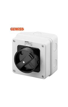 Gewiss 2X16A Ip65 0-1 Kutulu Şalter Gw 70 401