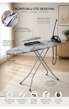 Perilla 9995 Iron Kol Ütüleme Aparatlı Ütü Masası 41 148 Cm Diğer Perilla 9995 Iron Kol Ütüleme Aparatlı Ütü Masası 41 148 Cm Diğer