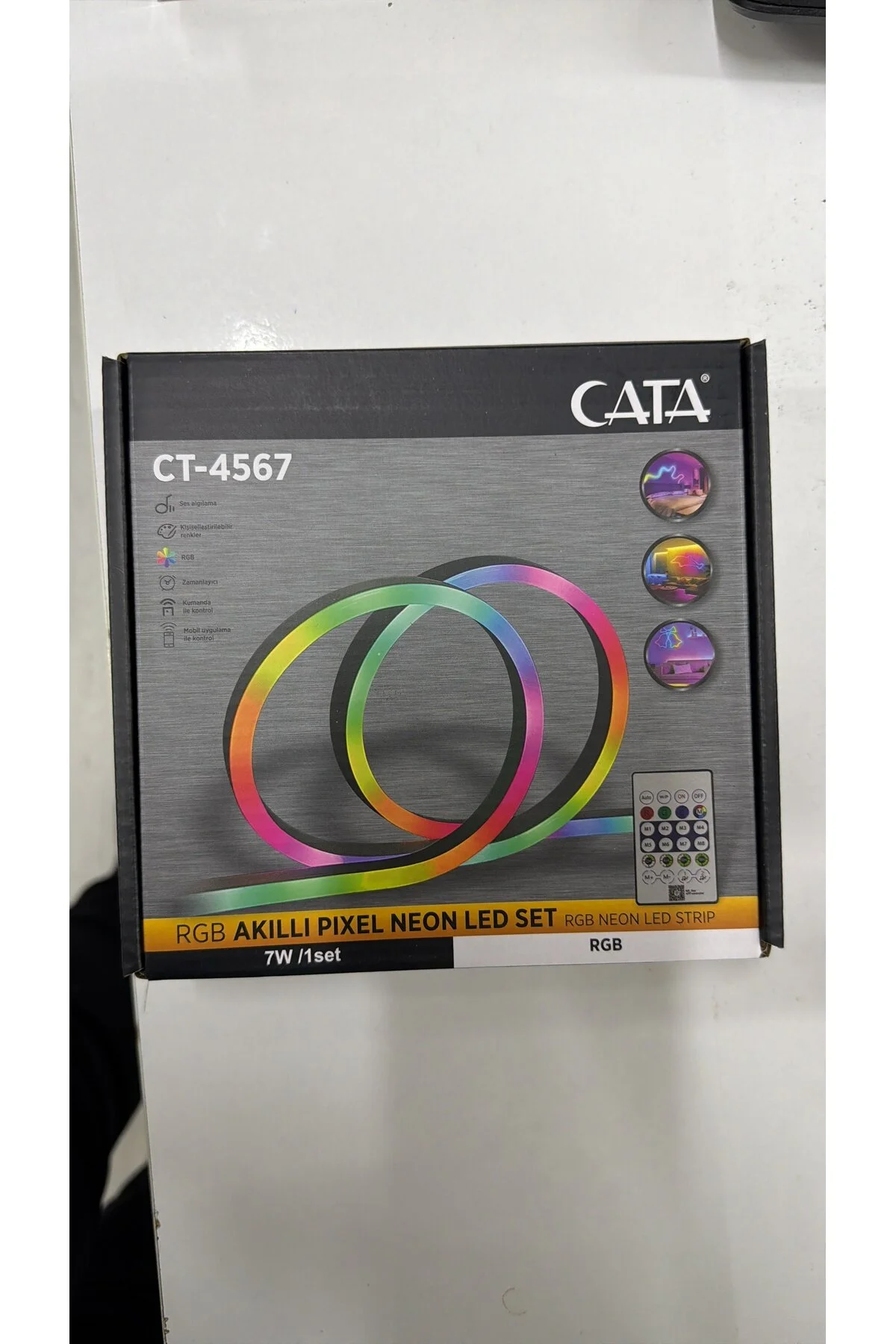 Cata Pixel Şerit Led Neon Usb Girişli 5 Metre Kayar Led Cata Pixel Şerit Led Neon Usb Girişli 5 Metre Kayar Led