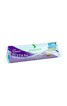 Ersopack Eko Çöp Poşeti Büyük Boy Mavi 10 Adet 65 x 80 CM Ersopack Eko Çöp Poşeti Büyük Boy Mavi 10 Adet 65 x 80 CM