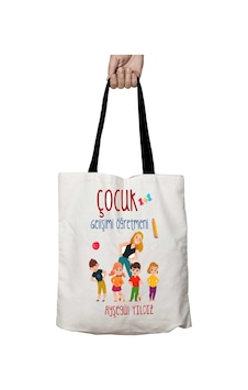 Art Hediye Siyah Kulplu Kişiye Özel Çocuk Gelişimi Öğretmeni Lm Yıkanabilir Okul Omuz Çanta Çok Renkli Art Hediye Siyah Kulplu Kişiye Özel Çocuk Gelişimi Öğretmeni Lm Yıkanabilir Okul Omuz Çanta Çok Renkli