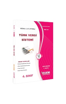 Aöf 7. Yarıyıl Türk Vergi Sistemi Güz Konu Anlatımlı Soru Bankası Aöf 7. Yarıyıl Türk Vergi Sistemi Güz Konu Anlatımlı Soru Bankası