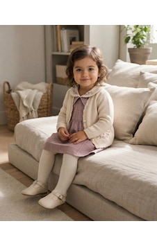 Miss Pallone Alt Üst Takım Kız Bebek Pudra Çiçek Nakışlı Kışlık İkili Miss Pallone Alt Üst Takım Kız Bebek Pudra Çiçek Nakışlı Kışlık İkili