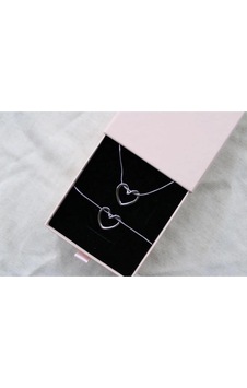 Byantep Düğüm Kalp Kolye + Bileklik Set Gri Byantep Düğüm Kalp Kolye + Bileklik Set Gri