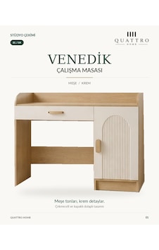 Venedik Çalışma Masası Ahşap Venedik Çalışma Masası Ahşap