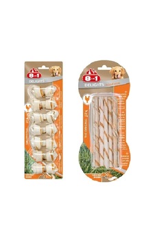 8in1 Delights Bones Tavuklu Xs + Twisted Sticks Tavuklu Karma Köpek Ödülü 2 Li 8in1 Delights Bones Tavuklu Xs + Twisted Sticks Tavuklu Karma Köpek Ödülü 2 Li