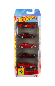 Hot Wheels 5'li Araba Seti - Ferrari Jln12 Çok Renkli Hot Wheels 5'li Araba Seti - Ferrari Jln12 Çok Renkli