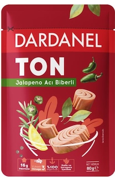 Dardanel Zeytinyağlı Jalepeno Biberli Ton Balığı Poşet 80 G Dardanel Zeytinyağlı Jalepeno Biberli Ton Balığı Poşet 80 G