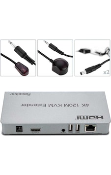 Expotech Ex-hdmı120kwm Hdmı Ve Usb Verisini Cat6 Kablo Üzerinden Taşıyan Extender 120 Metre