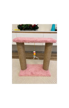 Kedi Tırmalama Direği- Kedi Oyun Alanı-peluş Kumaş Kedi Yatağı Pembe Kedi Tırmalama Direği- Kedi Oyun Alanı-peluş Kumaş Kedi Yatağı Pembe