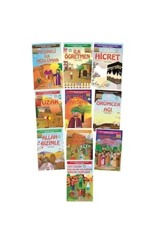 Çocuklar İçin Hikayelerle (sav) Peygamber Hayatı Medine Dönemi Seti - 10 Kitap Takım- Aksa Çocuk
