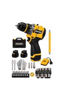 Dragro Drg-21v Kömürsüz S Darbeli Metal Şanzıman Çift Akülü Vidalama Full Setli Dragro Drg-21v Kömürsüz S Darbeli Metal Şanzıman Çift Akülü Vidalama Full Setli