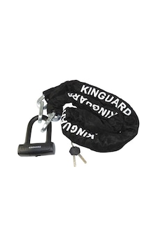 Kinguard 12 X 1500 Mm Bisiklet Motosiklet Zincir Kilit Siyah