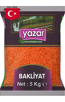 Yazar Yerli Kırmızı Mercimek 5 KG Yazar Yerli Kırmızı Mercimek 5 KG