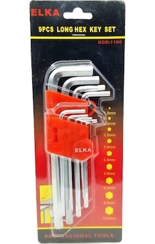 Elka Torx Alyan Seti 9 Adet Uzun Yıldız Alyan Anahtar Seti Elka Torx Alyan Seti 9 Adet Uzun Yıldız Alyan Anahtar Seti