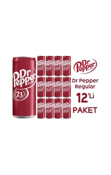 Dr Pepper Karışık Aromalı Gazlı İçecek 12 x 330 ML Dr Pepper Karışık Aromalı Gazlı İçecek 12 x 330 ML
