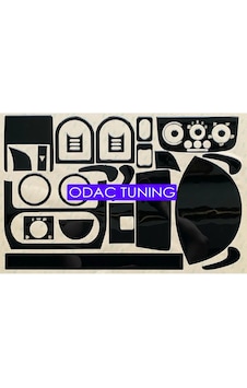 Opel Corsa C Combo Maun Kaplama Set Parlak Siyah Renk Özel Dizayn Opel Corsa C Combo Maun Kaplama Set Parlak Siyah Renk Özel Dizayn