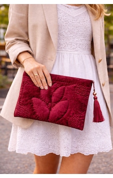 Ky Atelier Bordo Kadife Kapitone Portföy Çanta- El Yapımı Clutch- Abiye & Günlük Kullanım- Şık Kadın Çanta Ky Atelier Bordo Kadife Kapitone Portföy Çanta- El Yapımı Clutch- Abiye & Günlük Kullanım- Şık Kadın Çanta