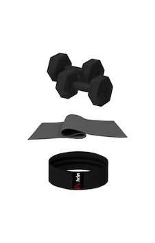 6 Mm Pilates Minderi + 2 Adet 1 Kg Dambıl + Pamuklu A Kalite Squat Bandı Fitness Egzersiz Seti Siyah 6 Mm Pilates Minderi + 2 Adet 1 Kg Dambıl + Pamuklu A Kalite Squat Bandı Fitness Egzersiz Seti Siyah