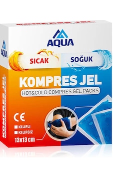 Aqua Sıcak-Soğuk Jel Kompres 13 x 13 CM Aqua Sıcak-Soğuk Jel Kompres 13 x 13 CM