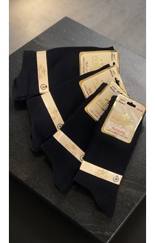 Noctissirius Erkek Siyah Soft Klasik Uzun Çorap 40-44 N. 4 Adet