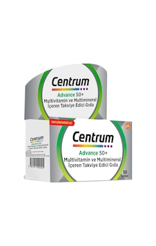 Centrum Advance 50 Multivitamin 50 Yaş Üstü Tablet 30 x 3 Adet Centrum Advance 50 Multivitamin 50 Yaş Üstü Tablet 30 x 3 Adet