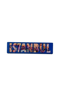 İstanbul Temalı Ahşap Magnet Mavi İstanbul Temalı Ahşap Magnet Mavi
