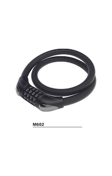 Briviga M602 Şifreli Kilit 1200mm/12mm 90008 Siyah Briviga M602 Şifreli Kilit 1200mm/12mm 90008 Siyah