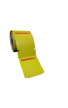 Termal Karton Raf Etiketi Sarı 135x100 250 Li Diğer Termal Karton Raf Etiketi Sarı 135x100 250 Li Diğer
