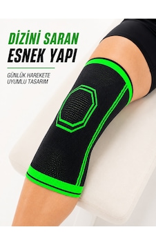 Emvera Sporcu Dizlik Esnek Örme Diz Koruyucu Nefes Alan Hafif Ve Konforlu Tasarım Sarı Emvera Sporcu Dizlik Esnek Örme Diz Koruyucu Nefes Alan Hafif Ve Konforlu Tasarım Sarı