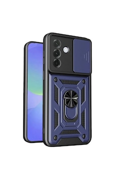 Vendas Samsung Uyumlu Galaxy A57 Kılıf Magnetik Standlı Kamera Korumalı Zore Sürgülü Vega Kapak Mavi Vendas Samsung Uyumlu Galaxy A57 Kılıf Magnetik Standlı Kamera Korumalı Zore Sürgülü Vega Kapak Mavi