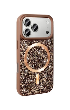 Apple Uyumlu iPad iPhone 17 Pro Max Kılıf Pırlanta Tasarımlı M-safe Şarj Özellikli Zore Mozaik Silikon Kapak Desert Titanyum Apple Uyumlu iPad iPhone 17 Pro Max Kılıf Pırlanta Tasarımlı M-safe Şarj Özellikli Zore Mozaik Silikon Kapak Desert Titanyum