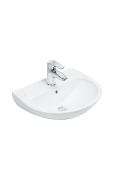 Creavit Oval Lavabo 40 x 50 CM Beyaz Delikli Creavit Oval Lavabo 40 x 50 CM Beyaz Delikli