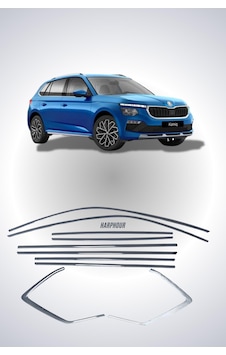 Skoda Kamiq Tam Tur Krom Cam Çıtası 10 Parça Paslanmaz Krom Cam Skoda Kamiq Tam Tur Krom Cam Çıtası 10 Parça Paslanmaz Krom Cam
