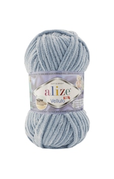 Alize Velluto El Örgü İpi 100 gr | Orta Gri 428-8697678078596 Alize Velluto El Örgü İpi 100 gr | Orta Gri 428-8697678078596