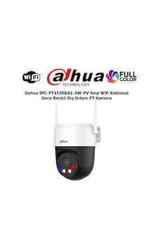 Dahua Ipc-pt1539da1-sw-pv, 5mpix, 4mm Lens H265, Dual Smart Light, Ip66, Wifi, Dahili Mikrofon, Pt Speed Dome Ip Kamera Dahua Ipc-pt1539da1-sw-pv, 5mpix, 4mm Lens H265, Dual Smart Light, Ip66, Wifi, Dahili Mikrofon, Pt Speed Dome Ip Kamera