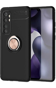 Xiaomi Mi Note 10 Lite Kılıf Zore Ravel Silikon Kapak Kırmızı
