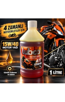 Lubco 4t 15W-40 4 Zamanlı Motosiklet Yağı 1 L 1 L N11.3890 Lubco 4t 15W-40 4 Zamanlı Motosiklet Yağı 1 L 1 L N11.3890