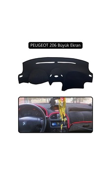 Peugeot 206 Büyük Ekrantorpido Koruma Halısı Siyah Kenar Peugeot 206 Büyük Ekrantorpido Koruma Halısı Siyah Kenar
