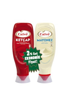 Calve Ketçap 600 G + Calve Mayonez Yağı Azaltılmış 540 G Calve Ketçap 600 G + Calve Mayonez Yağı Azaltılmış 540 G